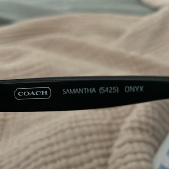 Coach Samantha sunglasses onyx with case - Picture 5 of 5